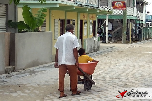 Running errands in downtown