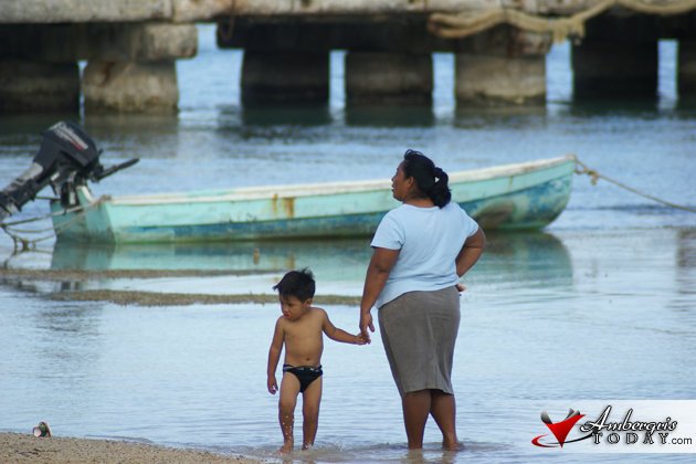 Relaxing on the beach