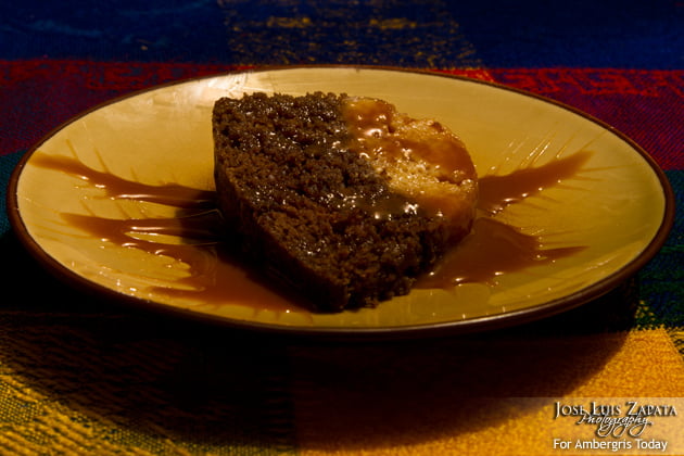 Top 5 Island Desserts in San Pedro, Belize 2 Aji Tapa Bar and Restaurant - Chocolate Cake/Flan Combo