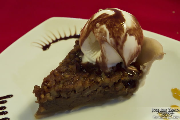 Top 5 Island Desserts in San Pedro, Belize 5 Mambo Restaurant at Mata Chica - Pecan Pie