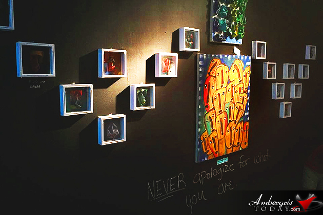 Young Belizean Artist Holds First Solo Exhibit in the City