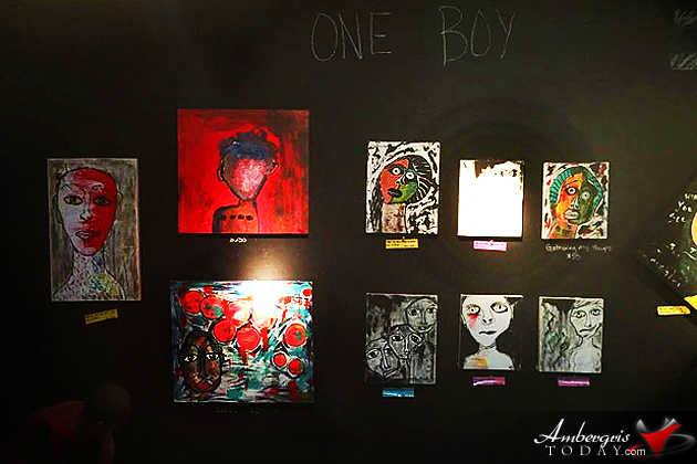 Young Belizean Artist Holds First Solo Exhibit in the City