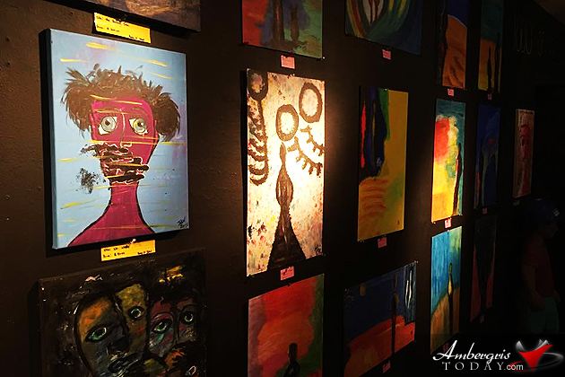Young Belizean Artist Holds First Solo Exhibit in the City