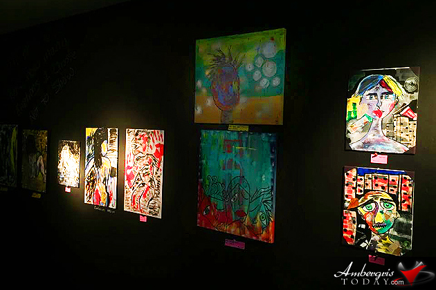 Young Belizean Artist Holds First Solo Exhibit in the City