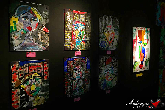 Young Belizean Artist Holds First Solo Exhibit in the City