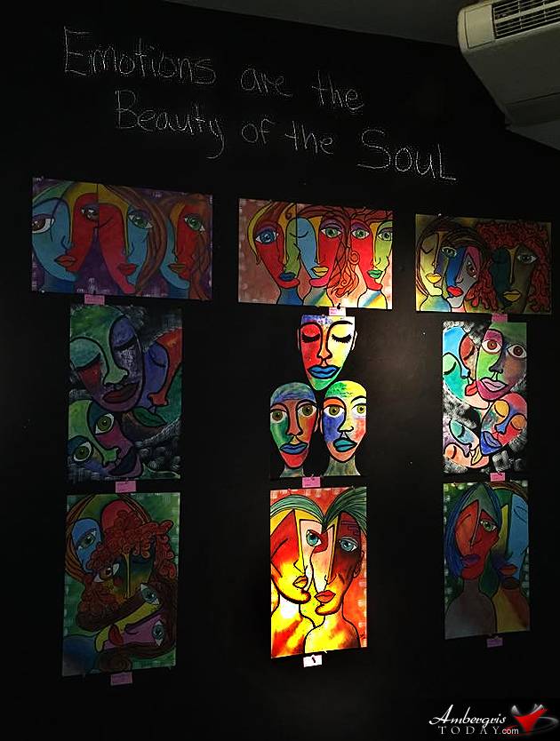 Young Belizean Artist Holds First Solo Exhibit in the City