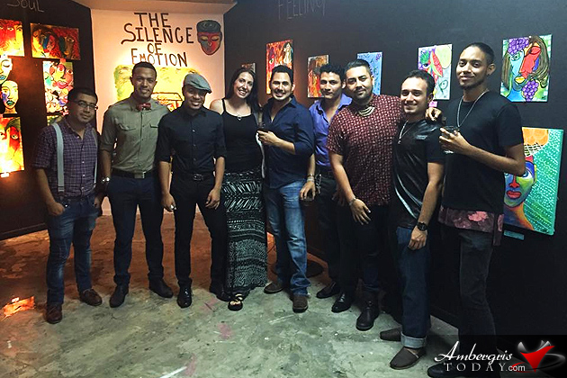 Young Belizean Artist Holds First Solo Exhibit in the City