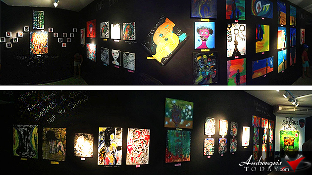 Young Belizean Artist Holds First Solo Exhibit in the City 