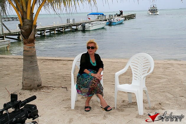 Rosalie Staines readies for our interview