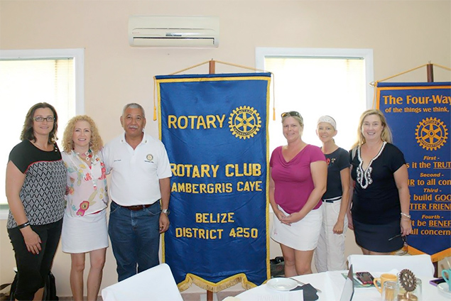 Rotary Club of Ambergris Caye Belize Celebrates 1st Year Charter Anniversary