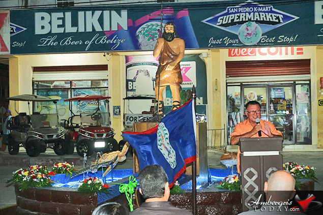 Fountain Commemorates Belize Reef
