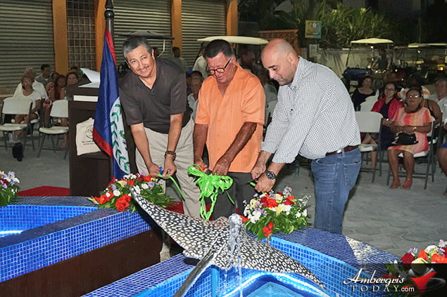 Fountain Commemorates Belize Reef