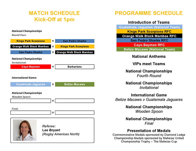 First Belize National Rugby Team