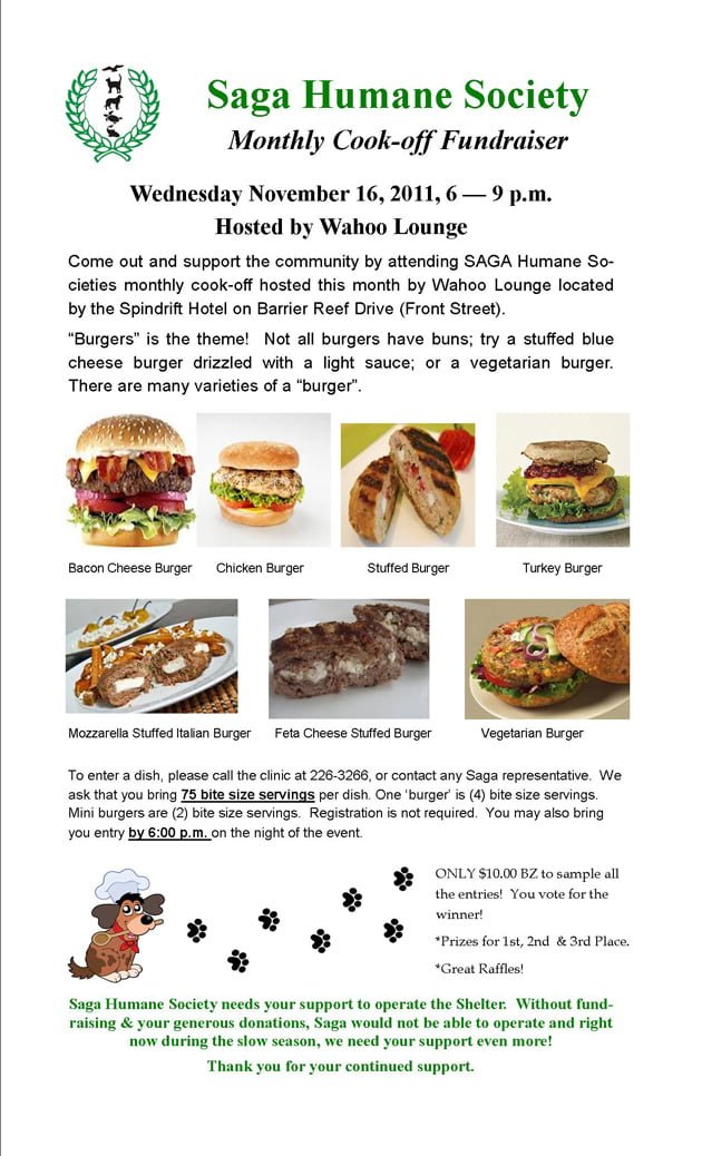 Saga Burger Cook-Off