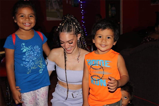 Samantha J Enjoying San Pedro, Belize