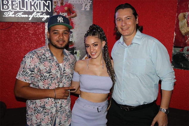 Samantha J Enjoying San Pedro, Belize