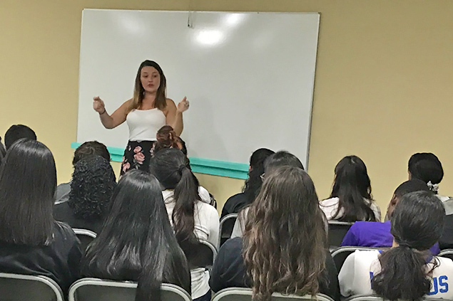 Our World Project Targets Social Issues at San Pedro High School