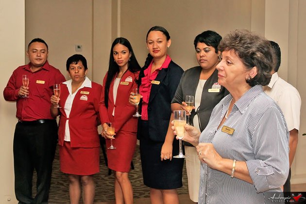 San Ignacio Resort Hotel owner Mariam Roberson presents her hard-working staff San Ignacio Resort Hotel Boasts Conference Travel in Belize