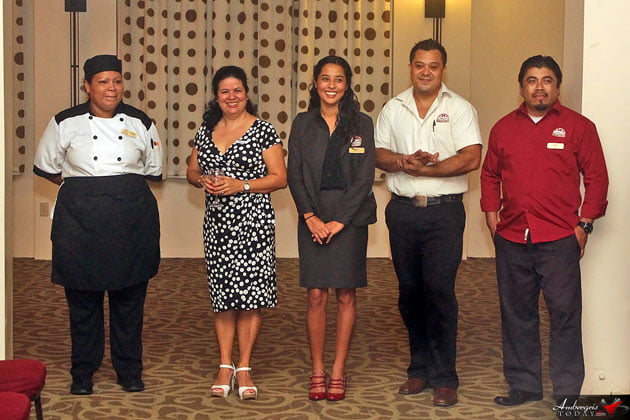 Staff of San Ignacio Resort Hotel celebrate successful social event San Ignacio Resort Hotel Boasts Conference Travel in Belize