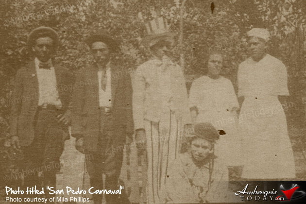 The First Families In San Pedro (Part 4) 1 Carnaval in San Pedro, Ambergris Caye Belize -Danny Vasquez as Uncle Sam & Nestor Vasquez as a baker