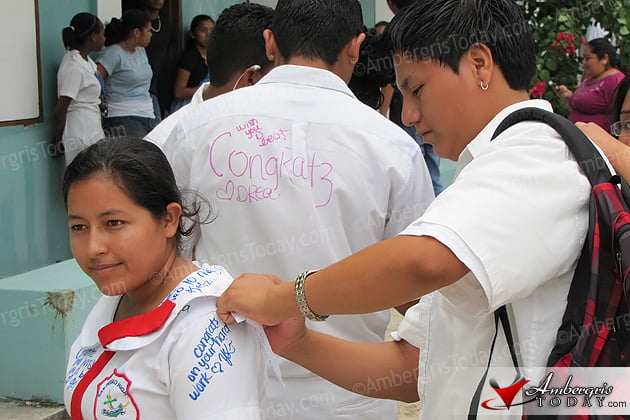 Seniors Start Graduation Celebrations 4 San Pedro High School Uniform Signing