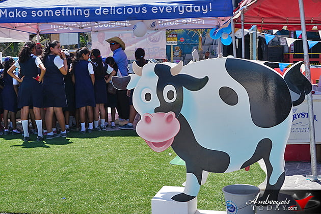 Santiago Castillo Makes World Milk Day Fun for Island Students