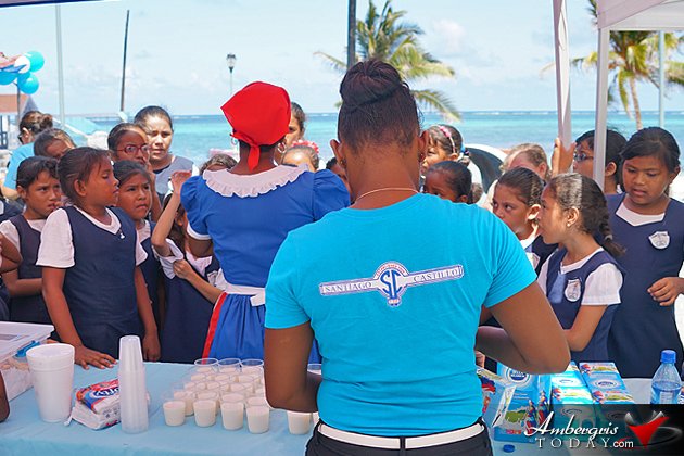 Santiago Castillo Makes World Milk Day Fun for Island Students