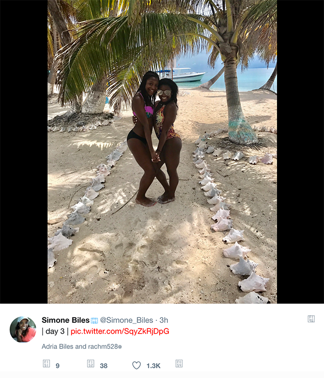 Celebrity Spotting; Can You Guess Who is Back in Belize? 1 Celebrity Spotting; Can You Guess Who is Back in Belize? Simone Biles
