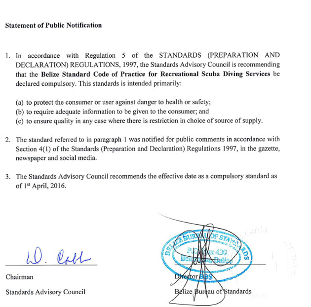 Belize Sets New Scuba Diving Standards to Improve Industry