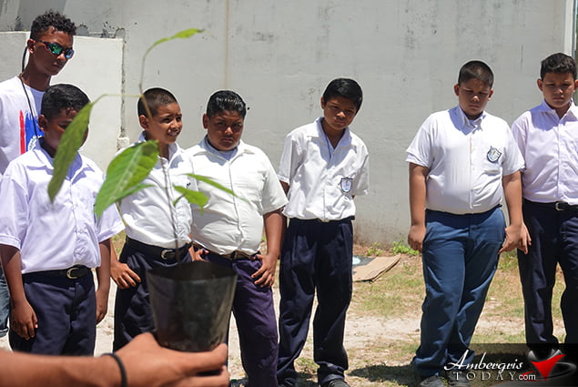 SPTC Plants Mahogany Trees at Schools