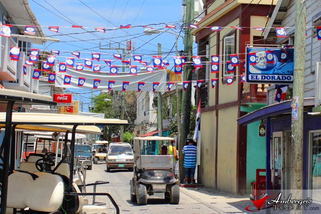 Come on San Pedro its September Already! 1 September Celebrations Belize Flag