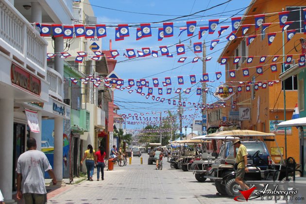 Come on San Pedro its September Already! 5 September Celebrations Belize Flag