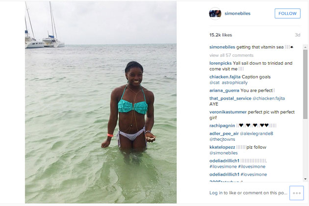 Celebrity Spotting: Gymnast Simone Biles Visits San Pedro, Ramons Village