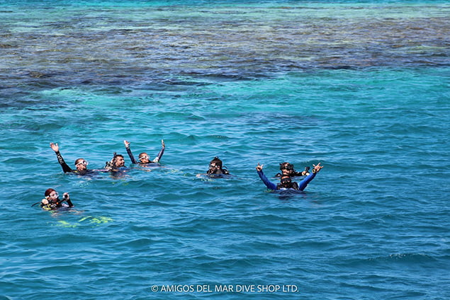 Skydivers Plunge Over San Pedro and Great Blue Hole 4 Skydivers Plunge Over San Pedro and Great Blue Hole