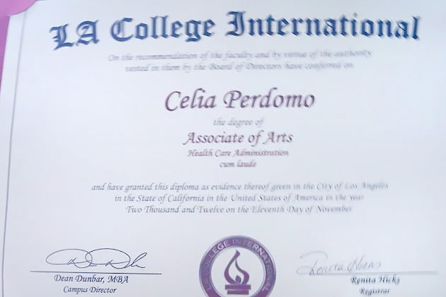 Sanpedrana graduates from USA Sanpedrana graduates from USA