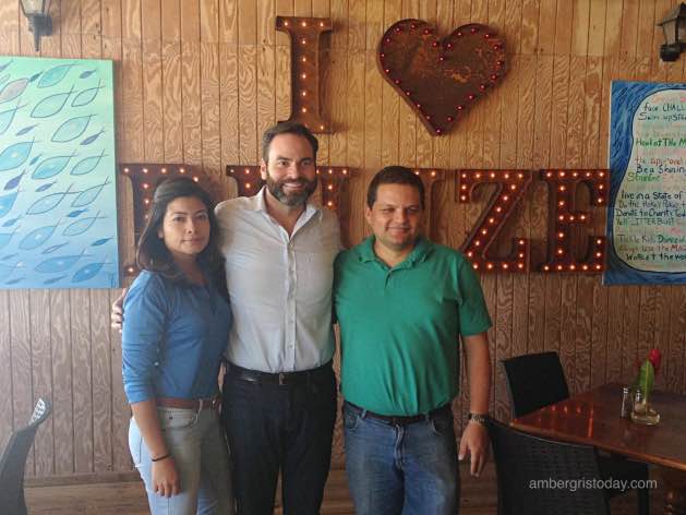 Julie Kee, Brad Hawkins of Southwest Arilines and Anthony Hunt from Tropic Air Southwest Airlines Announces Ticket Sales for Belize/Houston Flights