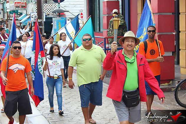 Belize Special Olympics Torch Comes to San Pedro Belize Special Olympics Torch Comes to San Pedro