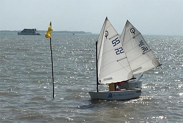 San Pedro Junior Sailing Team Participates in Baron Bliss Regatta