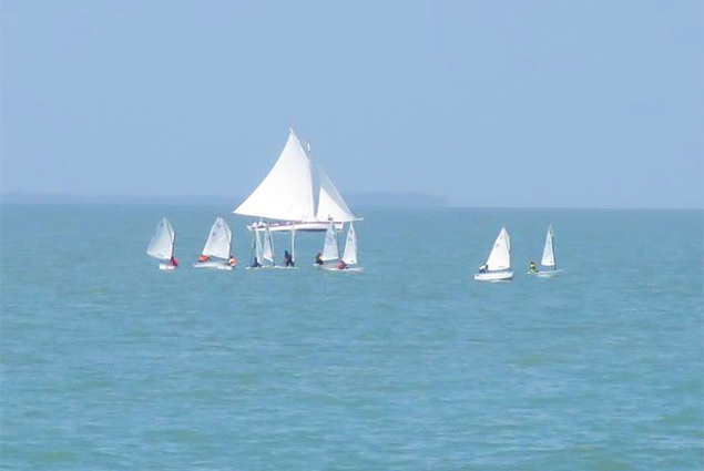 San Pedro Junior Sailing Team Participates in Baron Bliss Regatta