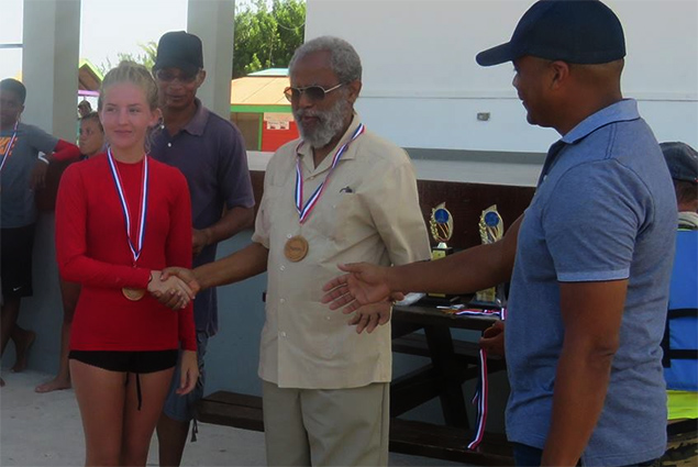 San Pedro Junior Sailing Team Participates in Baron Bliss Regatta