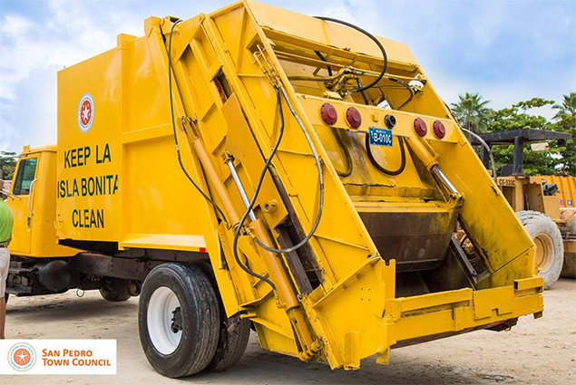 San Pedro Town Council Purchases another Garbage Compactor