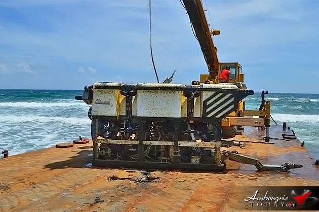 Government Removes Submersible ROV From Belize Reef  