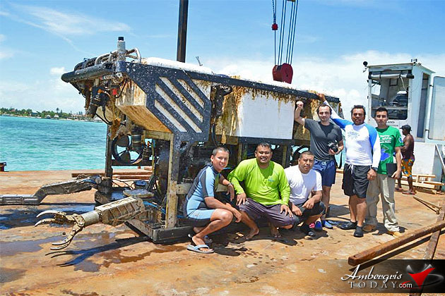 Government Removes Submersible ROV From Belize Reef