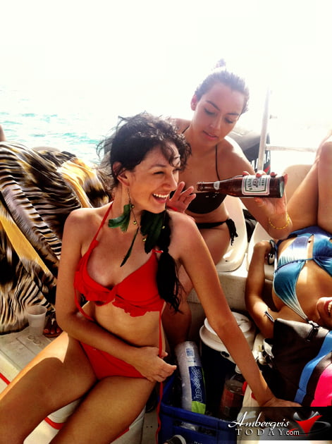 Sun Tanning with Belikin Beer