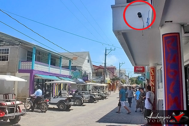 Mapping Town Core with Surveillance Cameras to Fight Crime