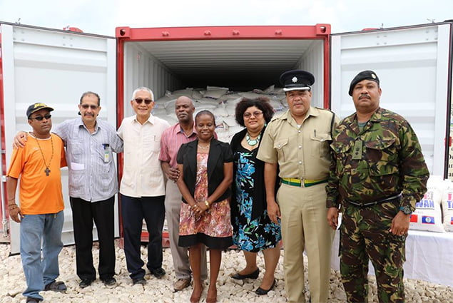 Taiwan Donates 10,000 Bags of Rice to Ministry of Human Development