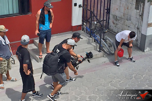 Parkour/Freerunning Athletes Film Commercial in Ambergris Caye Parkour/Freerunning Athletes Film Commercial in Ambergris Caye