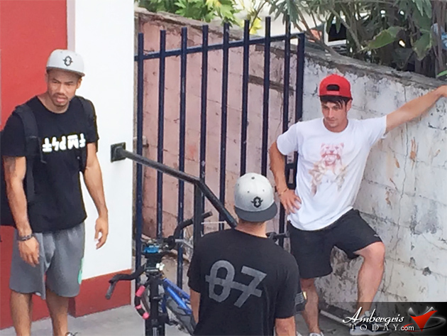 Parkour/Freerunning Athletes Film Commercial in Ambergris Caye Parkour/Freerunning Athletes Film Commercial in Ambergris Caye