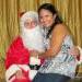 Angel Sofie just had to sit on Santa's lap and ask for her gift!