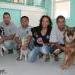 The wonderful staff of Pampered Paws: Allan, Desiderio, Kathy and Dave